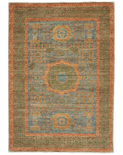 Tappeto Mamlouk Pakistan bianco marrone 103x149