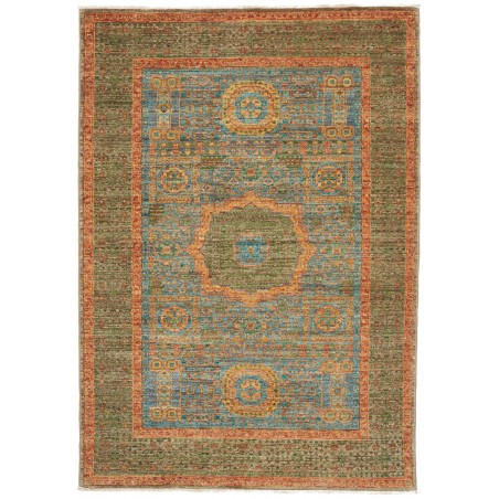 Tappeto Mamlouk Pakistan bianco marrone 103x149