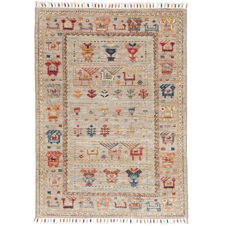 Tappeto Rubin Pakistan marrone grigio 80x111