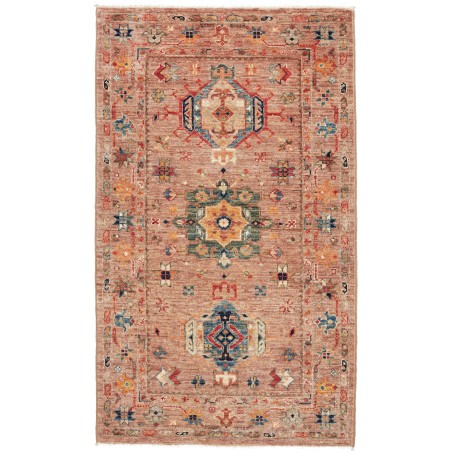 Tappeto Tribal Pakistan marrone grigio 79x135