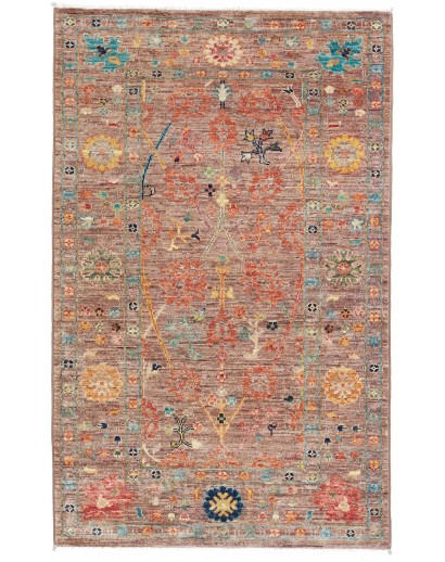 Tappeto Zigler Fine Pakistan marrone bianco 79x125