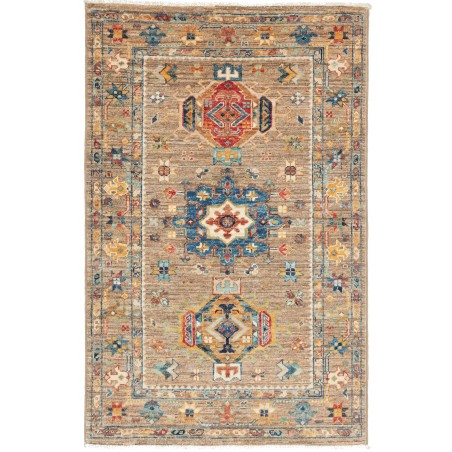 Tappeto Tribal Pakistan marrone grigio 76x117