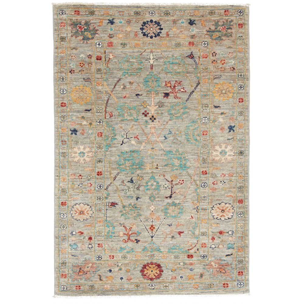 Tappeto Zigler Fine Pakistan azzurro grigio 80x119 Tappeto Zigler Fine Pakistan azzurro grigio 80x119