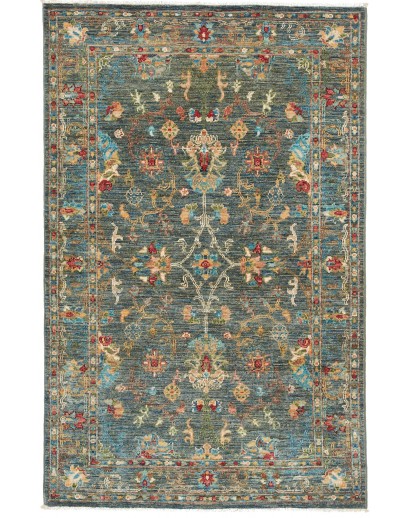 Tappeto Zigler Fine Pakistan azzurro marrone 100x157