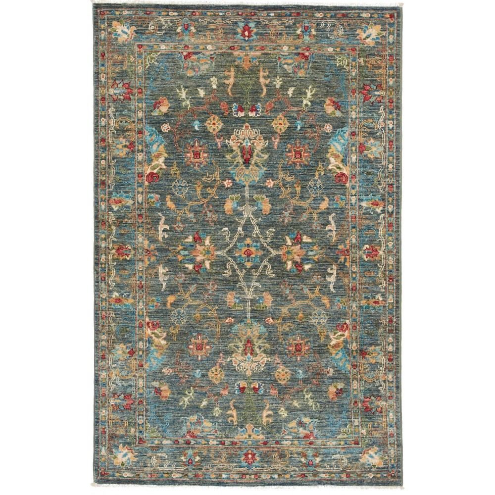 Tappeto Zigler Fine Pakistan azzurro marrone 100x157 Tappeto Zigler Fine Pakistan azzurro marrone 100x157