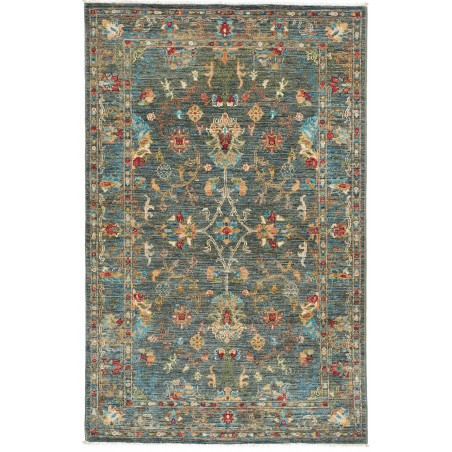 Tappeto Zigler Fine Pakistan azzurro marrone 100x157