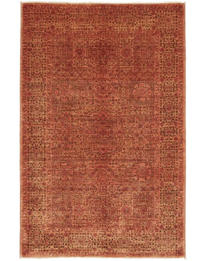 Tappeto Mamlouk Pakistan marrone giallo 99x153