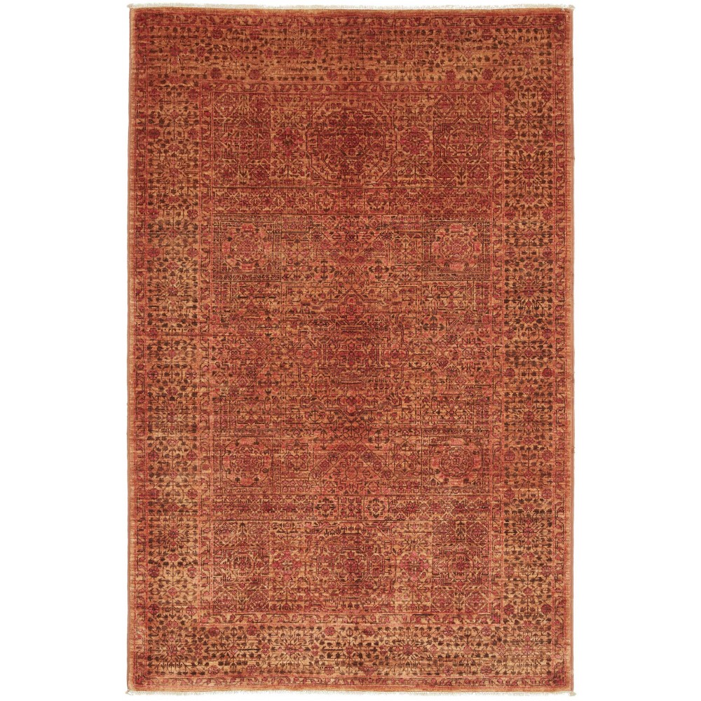 Tappeto Mamlouk Pakistan marrone giallo 99x153 Tappeto Mamlouk Pakistan marrone giallo 99x153