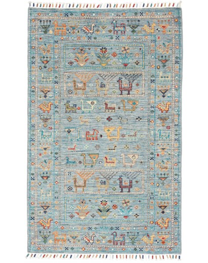 Tappeto Rubin Pakistan azzurro 79x125