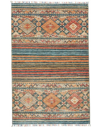 Tappeto Rubin Pakistan marrone grigio 97x153