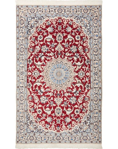 Tappeto Nain 9La Persia bianco marrone 110x183