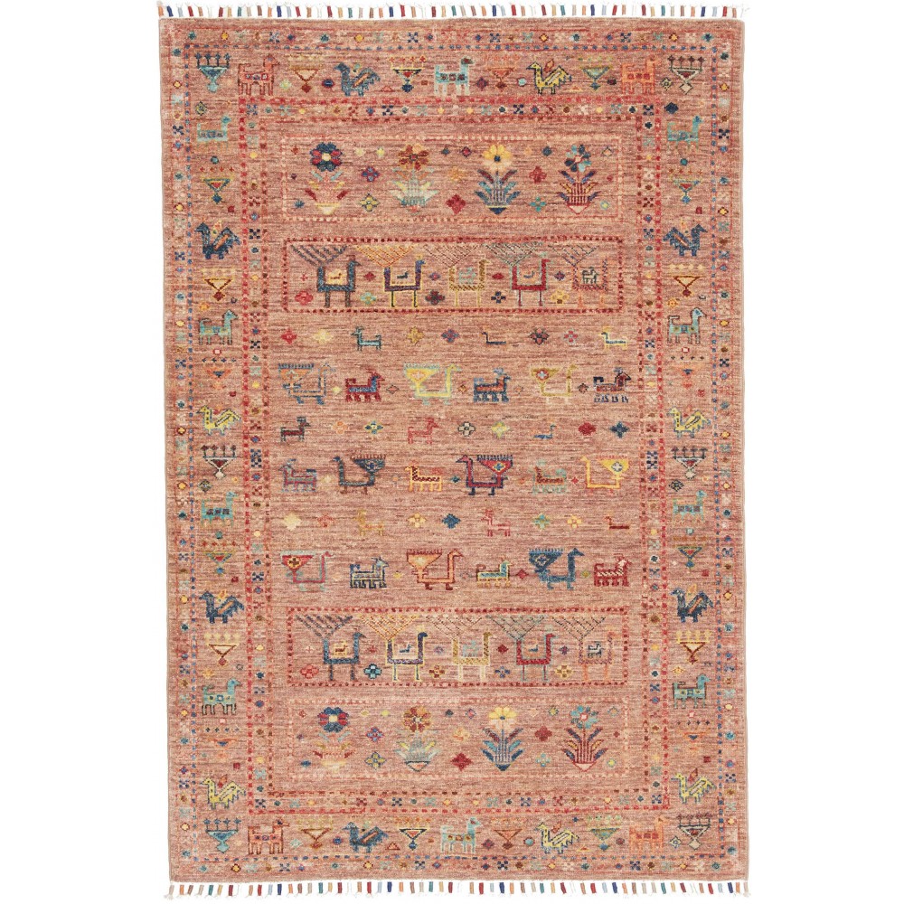 Tappeto Rubin Pakistan marrone 100x150 Tappeto Rubin Pakistan marrone 100x150