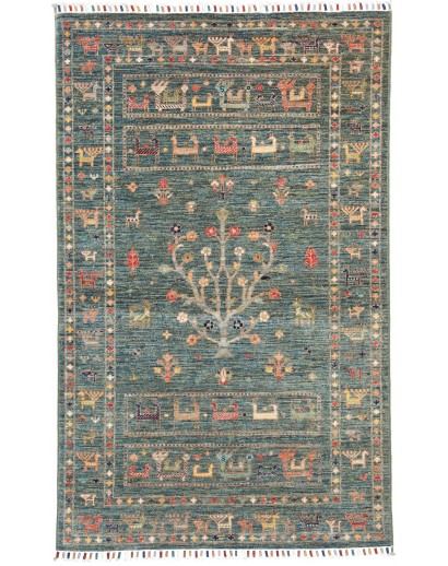 Tappeto Rubin Pakistan bianco azzurro 99x158