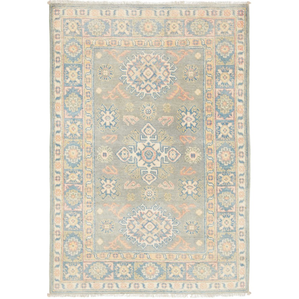 Tappeto Kazak Afghanistan beige 101x148 Tappeto Kazak Afghanistan beige 101x148