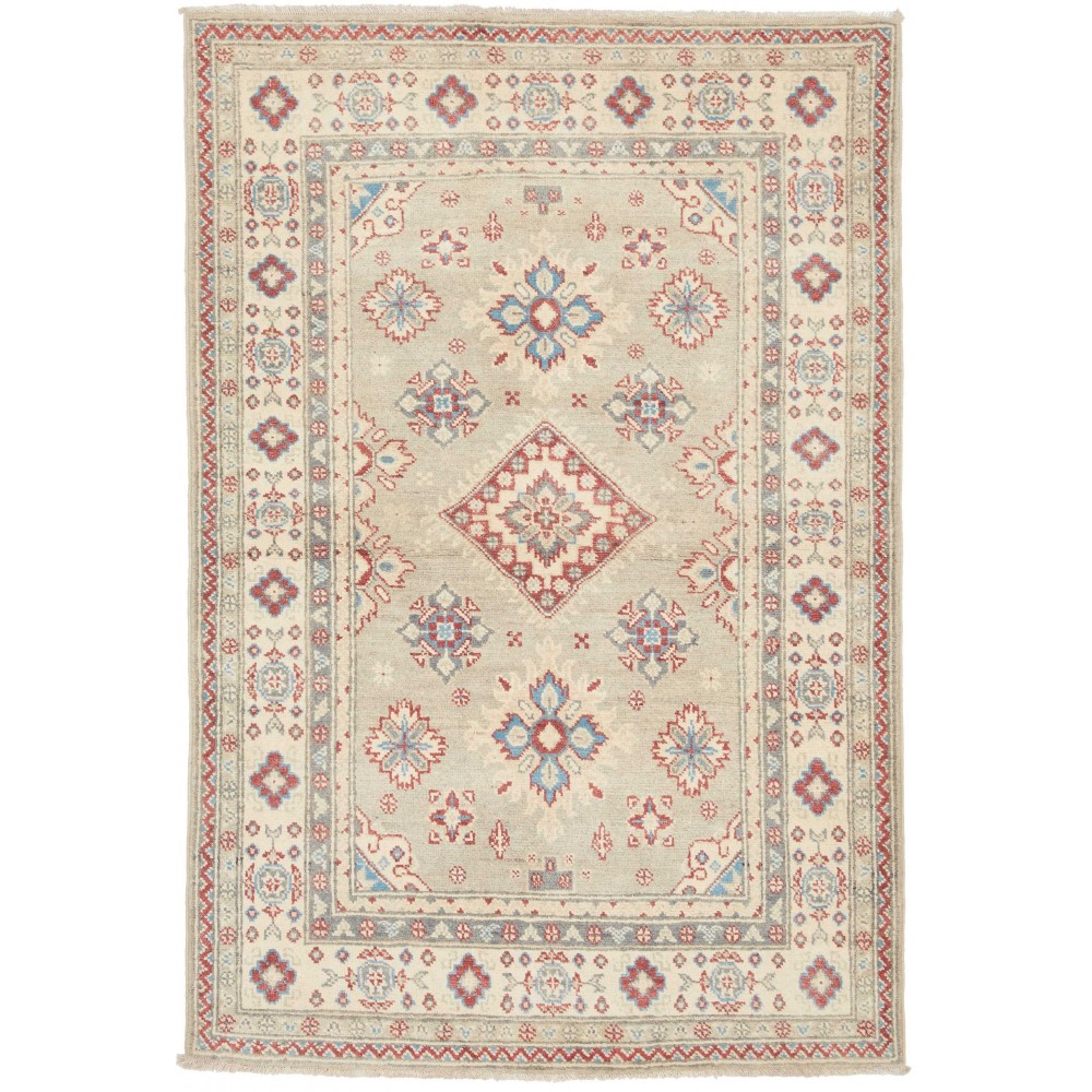 Tappeto Kazak Afghanistan beige marrone 103x153 Tappeto Kazak Afghanistan beige marrone 103x153
