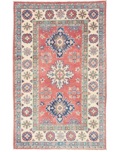 Tappeto Kazak Afghanistan marrone azzurro 81x129