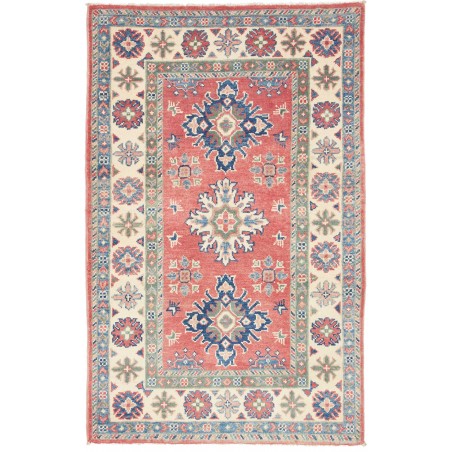 Tappeto Kazak Afghanistan marrone azzurro 81x129