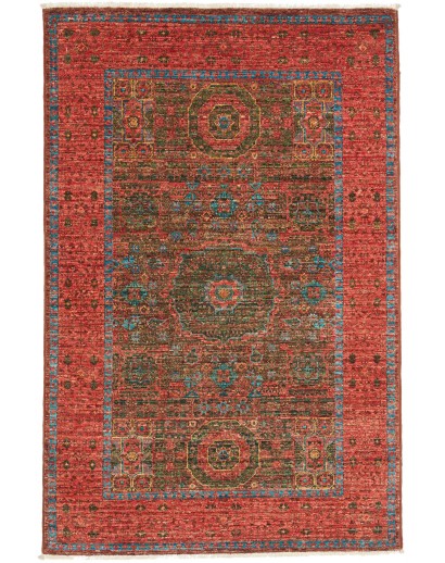 Tappeto Mamlouk Pakistan marrone grigio 81x123