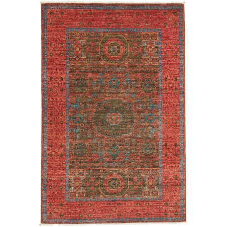 Tappeto Mamlouk Pakistan marrone grigio 81x123