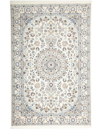 Tappeto Nain 9La Persia bianco grigio 135x203