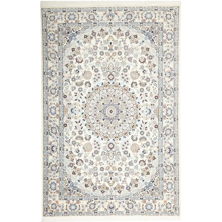 Tappeto Nain 9La Persia bianco grigio 135x203