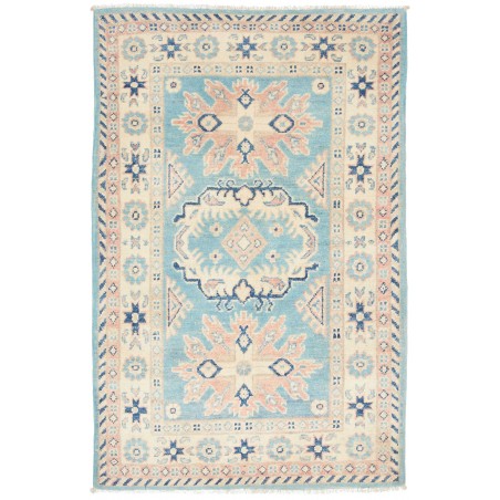 Tappeto Kazak Afghanistan bianco grigio 83x126