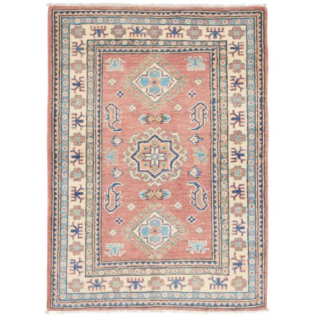 Tappeto Kazak Afghanistan marrone azzurro 84x118