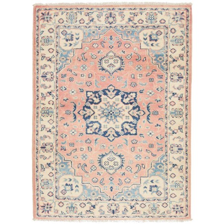 Tappeto Kazak Afghanistan beige giallo 84x113