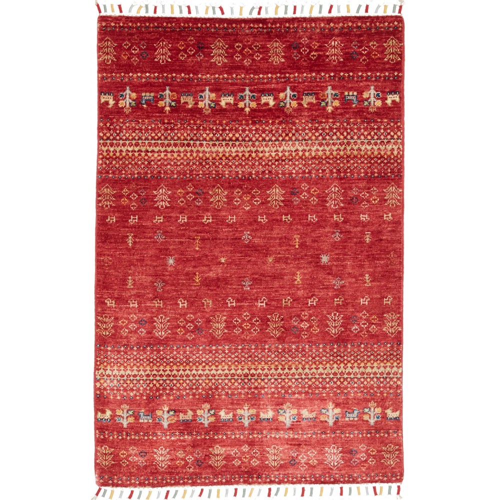 Tappeto Siva Pakistan marrone 81x123 Tappeto Siva Pakistan marrone 81x123