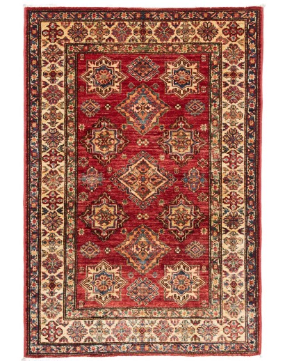Tappeto Kazak Fine Pakistan marrone giallo 101x147