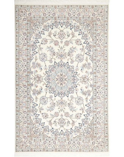 Tappeto Nain 9La Persia bianco beige 132x206