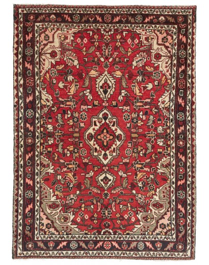 Tappeto Hamadan Persia marrone 108x155