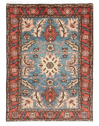 Tappeto Ardabil Persia marrone grigio 105x142