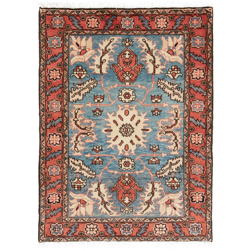 Tappeto Ardabil Persia marrone grigio 105x142 Tappeto Ardabil Persia marrone grigio 105x142