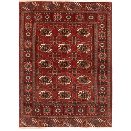 Tappeto Torkaman Persia marrone blu 108x150