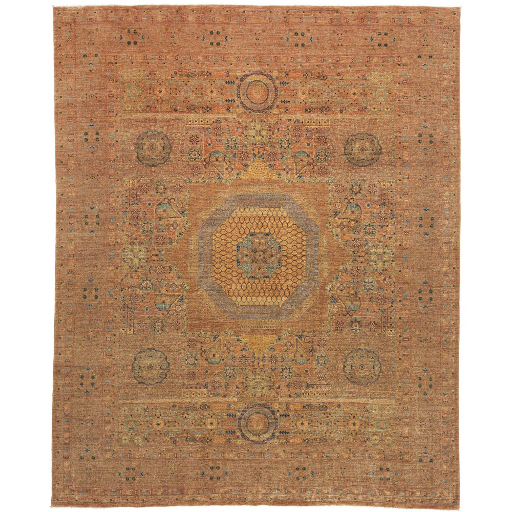 Tappeto Mamlouk Pakistan arancione 249x311 Tappeto Mamlouk Pakistan arancione 249x311
