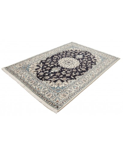 Tappeto Nain Kashmar Persia bianco grigio 165x245