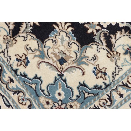 Tappeto Nain Kashmar Persia bianco grigio 165x245