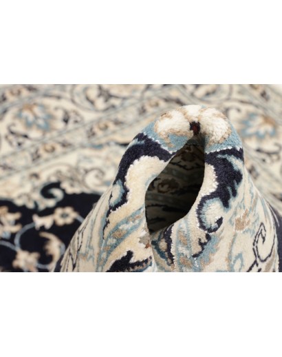 Tappeto Nain Kashmar Persia bianco grigio 165x245