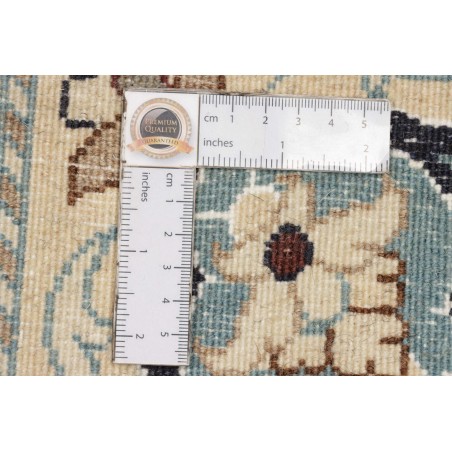 Tappeto Nain Kashmar Persia bianco grigio 165x245