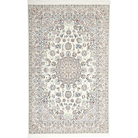 Tappeto Nain 9La Persia bianco verde 130x208