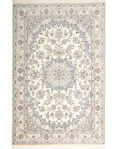 Tappeto Nain 9La Persia bianco verde 132x203