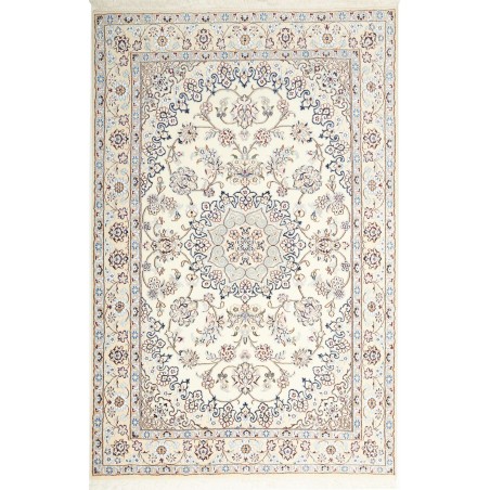 Tappeto Nain 9La Persia bianco verde 132x203