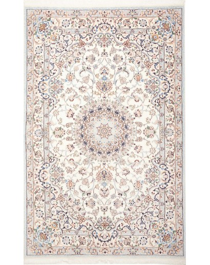 Tappeto Nain 9La Persia bianco azzurro 157x247