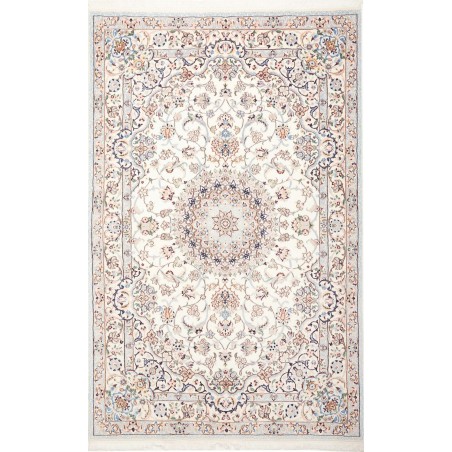 Tappeto Nain 9La Persia bianco azzurro 157x247