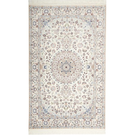 Tappeto Nain 9La Persia bianco azzurro 132x214