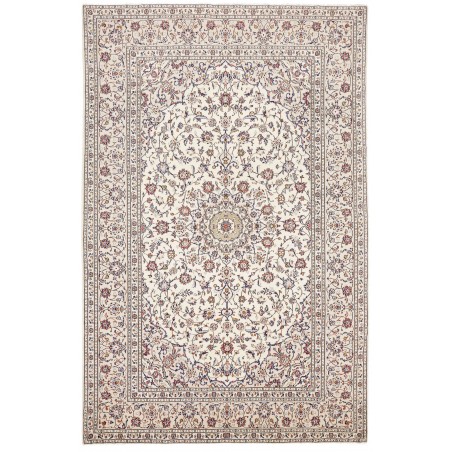 Tappeto Kashan Persia bianco 195x300