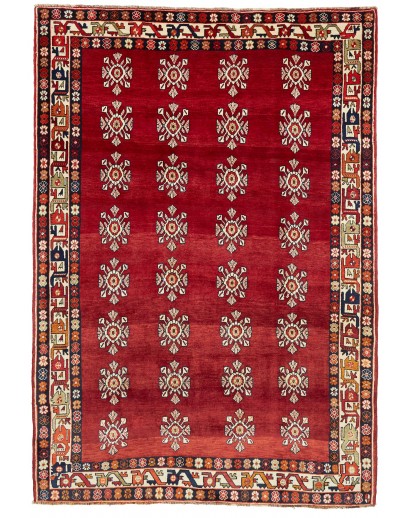 Tappeto Shiraz Persia marrone grigio 208x300