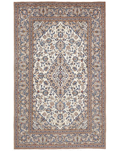 Tappeto Kashan Persia beige verde 195x307