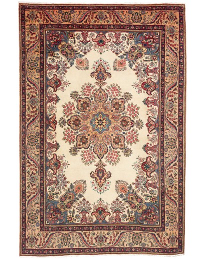 Tappeto Tabriz Persia marrone 198x304